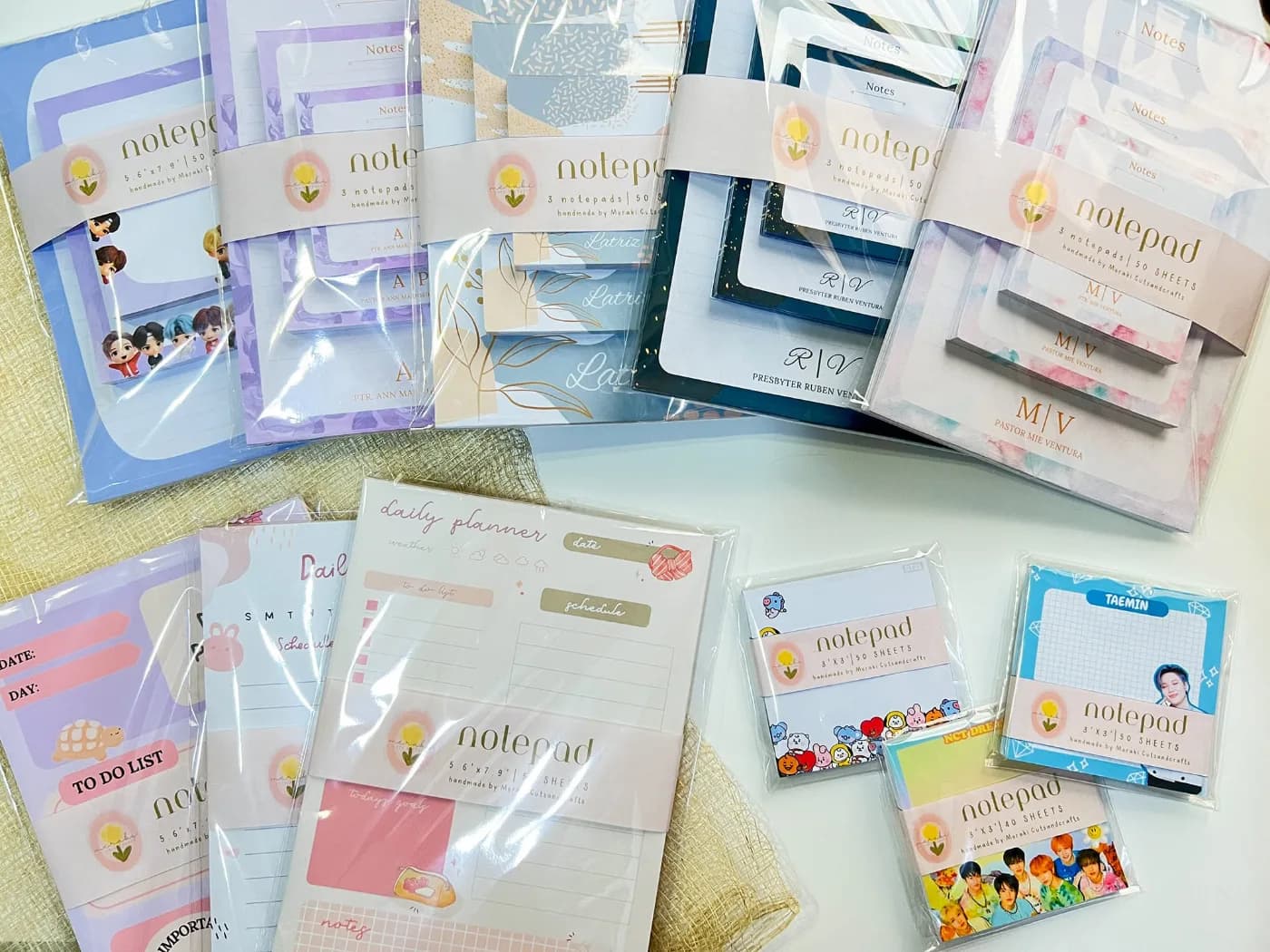 Cute Notepad Set Collection